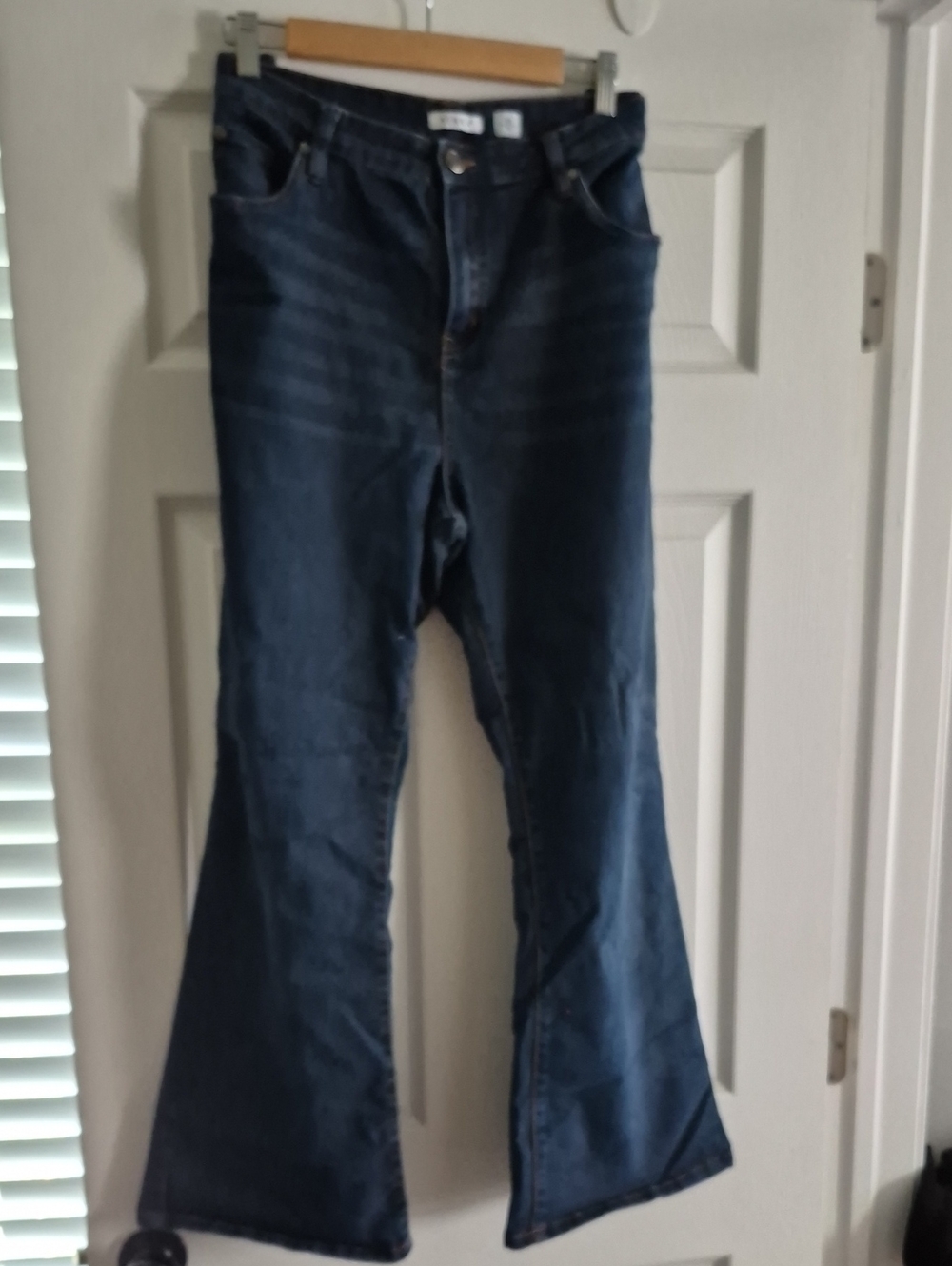 Serra Dark Blue Flare Jeans